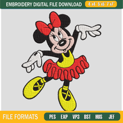 minnie mouse embroidery design