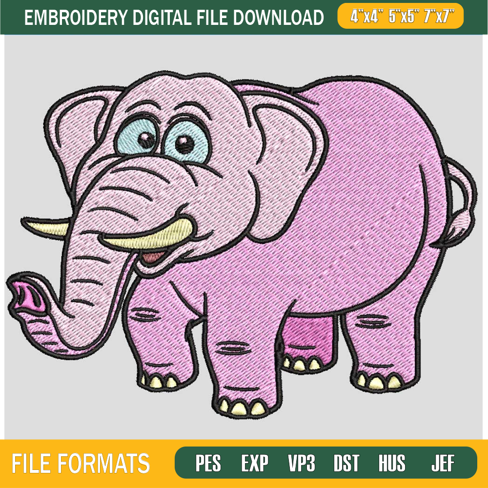 Pink Elephant Embroidery Design.jpg