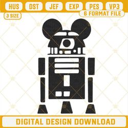 r2d2 robot mickey mouse ears embroidery designs, star wars disney embroidery files.jpg