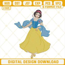 snow white embroidery design, princess disney embroidery file.jpg