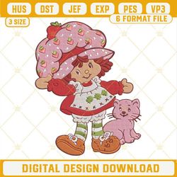 strawberry shortcake and custard cat machine embroidery design file.jpg