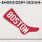 Boston Red Sox Logo Emb Files, MLB Boston Red Sox Team Embroidery, MLB Teams, 3 sizes, MLB Machine embroidery designs, Digital Download.png