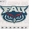 Florida Atlantic Owls Embroidery Designs, NCAA Logo Embroidery Files, Machine Embroidery Pattern, Digital Download.png