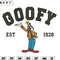 Goofy Est 1928 Embroidery Designs, Machine Embroidery Files, Disney Embroidery Files.png