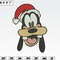 Goofy Santa Hat Christmas Embroidery Designs, Machine Embroidery Files, Christmas Embroidery Files.png