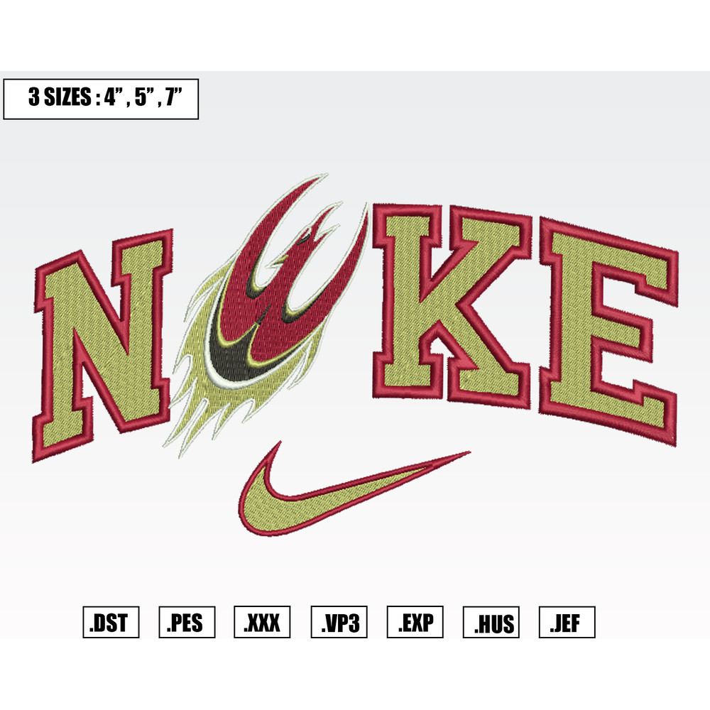 Nike Elon Phoenix Embroidery Designs, Machine Embroidery Files, NCAA Embroidery Files.png