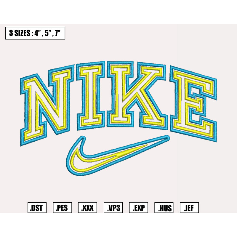Nike Embroidery Design, Oval Emblem Swoosh Patch Logo Machine Embroidery Design File, Pes, Dst, Vp3, Instant Download.png