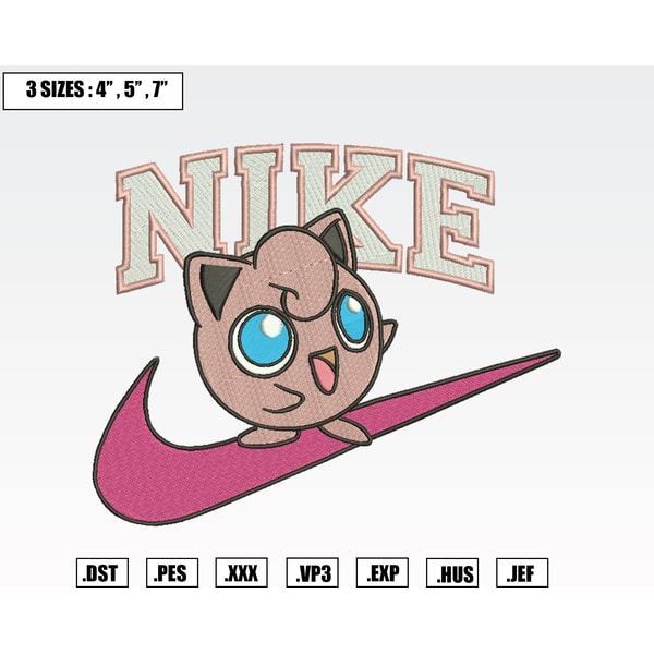 Nike Jigglypuff Embroidery Designs, Machine Embroidery Files, Pokemon Embroidery Files.png