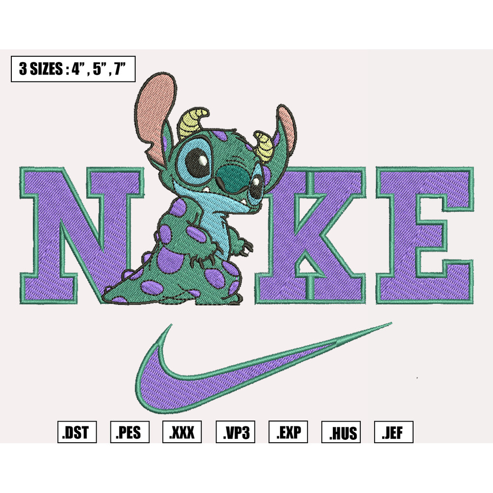 Nike Stitch Embroidery Design,Lilo And Stitch Embroidery Machine Designs,Machine Embroidery Design File,Instant Download 2.png