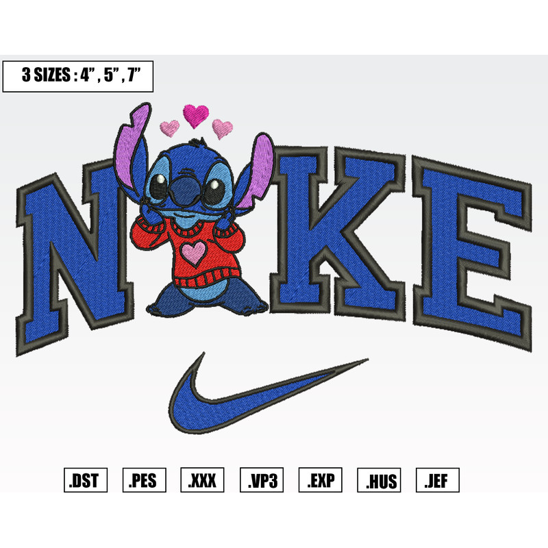 Nike Stitch In Love Embroidery Designs, Machine Embroidery Files, Nike Valentine Embroidery Files 1.png