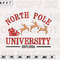 North Pole University Embroidery Designs, Machine Embroidery Files, Christmas Embroidery Files.png