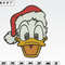Santa Donald Duck Xmas Embroidery Designs, Machine Embroidery Files, Christmas Embroidery Files.png