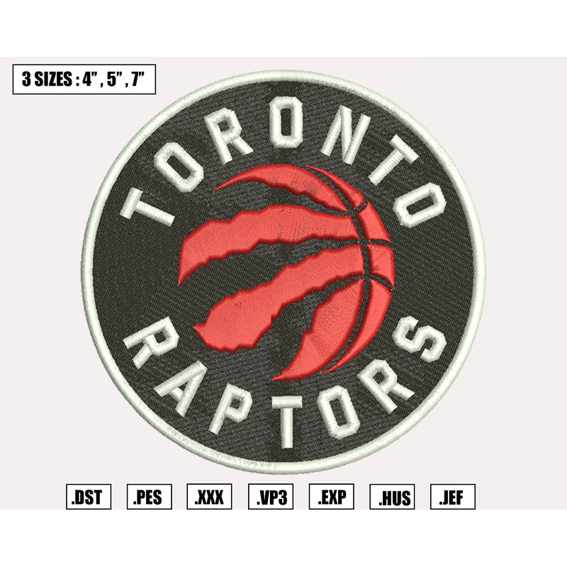 Toronto Raptors Embroidery Designs, NBA Logo Embroidery Files, Atlantic, Machine Embroidery Design File,Instant Download.png