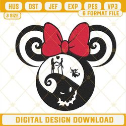 minnie ears nightmare before christmas embroidery designs, jack and sally machine embroidery files.jpg
