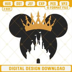 minnie head crown embroidery files, mouse ears disney castle embroidery designs.jpg