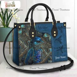 personalized hummingbird leather bag, crossbody bag, woman shoulder bag, gift for girlfriend, leather bag, bag gift, gif