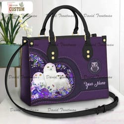 personalized owl leather bag, crossbody bag, woman shoulder bag, gift for girlfriend, leather bag, bag gift, gift for mo