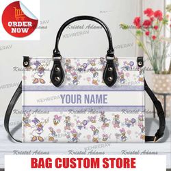 cute daisy duck leather handbag, daisy duck women bags purses, daisy duck lovers handbag, custom leat.jpg