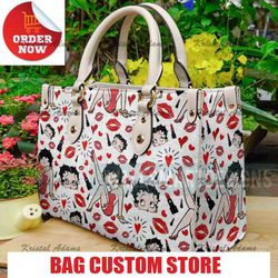 betty boop pattern leatherr handbag, cartton handbag, betty handbag, s.jpg