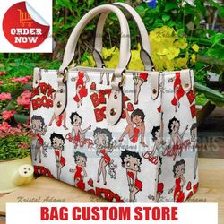 betty boop pattern leatherr handbag, cartton handbag, betty handbag, s 1.jpg