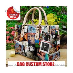 david bowie music women leather hand bag, david bowie lovers handbag, c.jpg