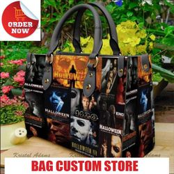 halloween leather handbag, michael myers handbag, horror movie charact.jpg