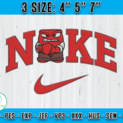 nike anger angry embroidery, inside out embroidery, embroidery pattern