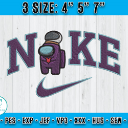 nike purple embroidery, disney nike embroidery, embroidery file