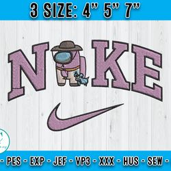 nike x sherif with dog embroidery, among us embroidery, embroidery machine