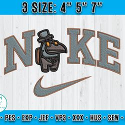 nike x among us embroidery, disney embroidery, cartoon embroidery machine