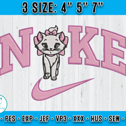 funy marie embroidery, the aristocats characters embroidery, cartoon embroidery design