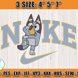 nike x bluey embroidery, nike disney embroidery, machine embroidery pattern