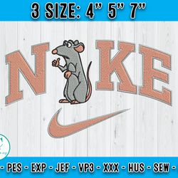 nike remy disney embroidery file, ratatouille embroidery machine