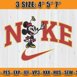 nike x mickey embroidery, mickey character embroidery, embroidery pattern