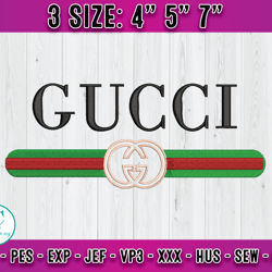 gucci logo embroidery, logo fashion embroidery, embroidery machine