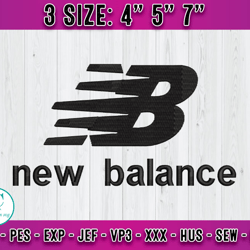 new balance logo embroidery, logo fashion embroidery, embroidery machine