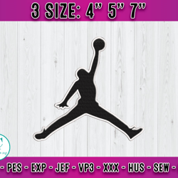 jordan logo embroidery, logo fashion embroidery, embroidery machine