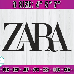 zara embroidery, logo fashion embroidery, embroidery machine