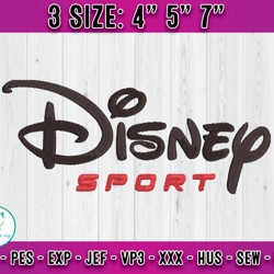 disney sport embroidery, logo fashion embroidery, embroidery machine