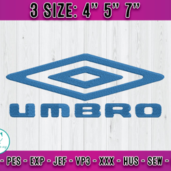 umbro embroidery design, logo fashion embroidery, embroidery file