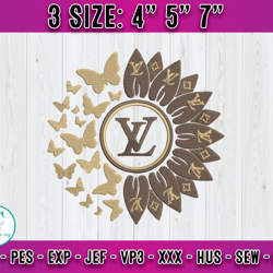 lv logo embroidery, lv cartoon embroidery, embroidery design file