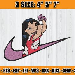 nike lilo embroidery, lilo and stitch embroidery, embroidery pattern