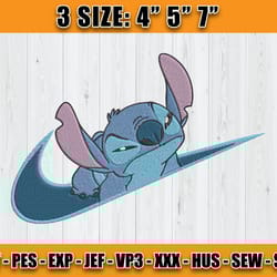 nike stitch embroidery, stitch embroidery, lilo and stitch embroidery