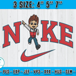 nike ryder embroidery, paw patrol characters, cartoon characters embroidery