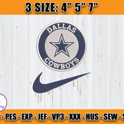 Dallas Cowboys Nike Embroidery Design, NFL Embroidery File, Logo Shirt 108
