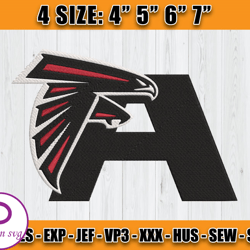 Atlanta Falcons Embroidery, NFL Falcons Embroidery, NFL Machine Embroidery Digital, 4 sizes Machine Emb Files-20-Diven