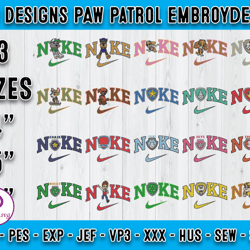 bundle 20 designs paw patrol embroidery, machine embroidery patterns