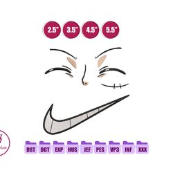 smile luffy anime embroidery design, anime embroidery designs 241