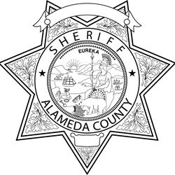 alameda county blank,outline vector,svg badge, dxf, cnc router file, laser engraving, cricut, ezcad, digital cutting fil