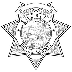 butte county blank,outline vector,svg badge, dxf, cnc router file, laser engraving, cricut, ezcad, digital cutting file